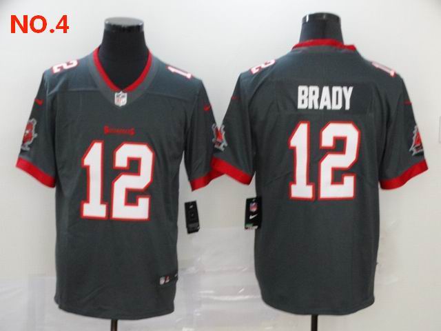 Men's Tampa Bay Buccaneers #12 Tom Brady Jesey NO.4;